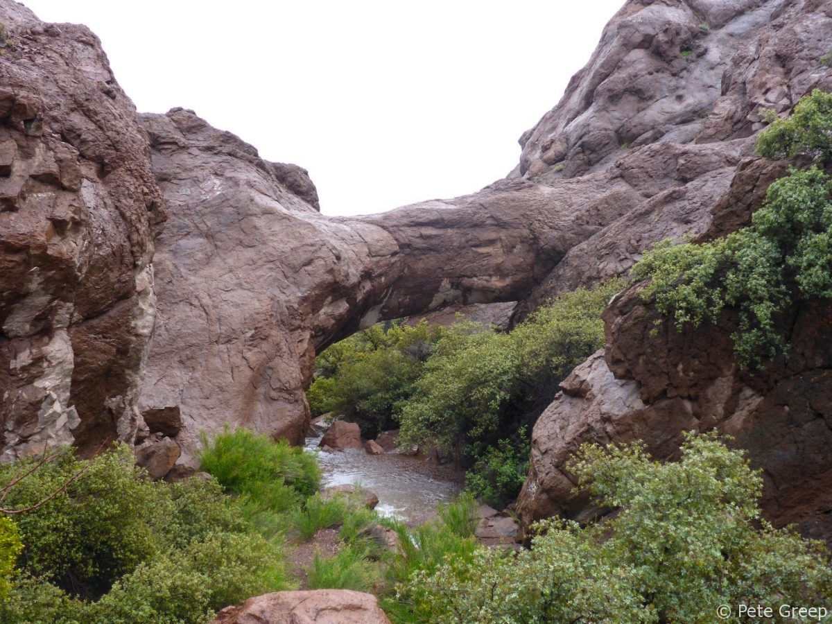 Waterfalls in the Desert: Murl Emery Arch