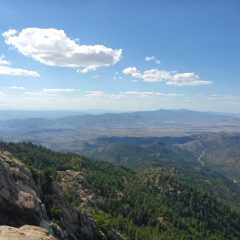 The view of Kingman, AZ from Aspen Peak