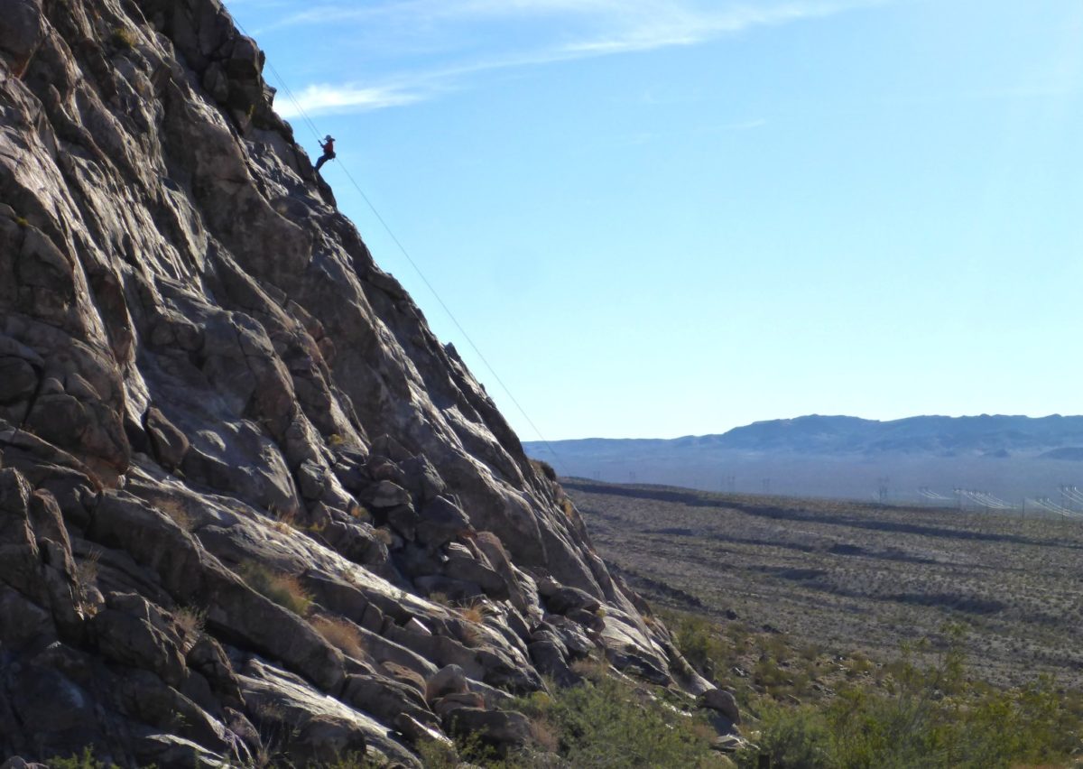 Keyhole Canyon climber