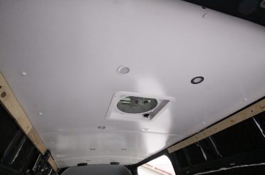 Sprinter Van Ceiling Install: White, Clean, and Simple!
