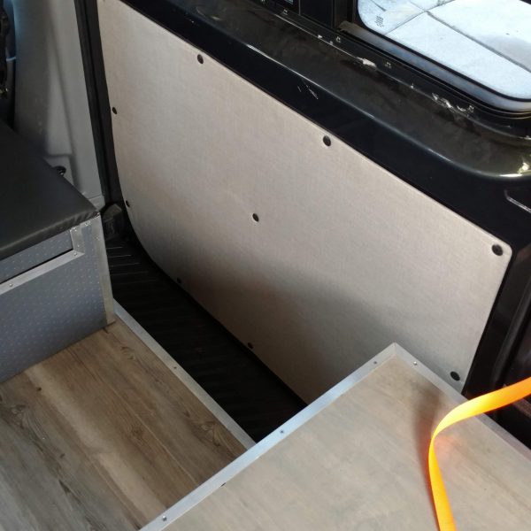 Adding Upholstered Wall Panels in our Sprinter Van