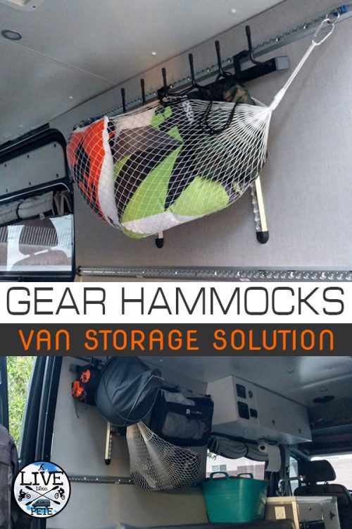 Gear Hammocks Awesome Hanging Storage for the Van Live Like Pete
