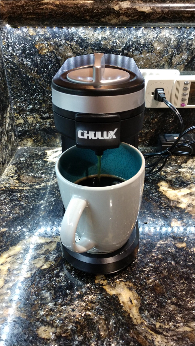  CHULUX Single Serve Coffee Maker, One Cup Coffee
