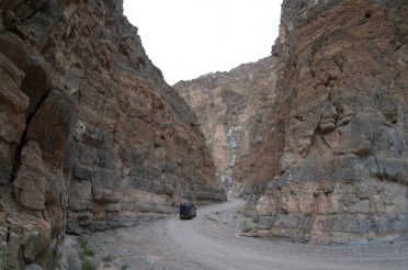 Exploring Titus Canyon in a 2WD Sprinter Van