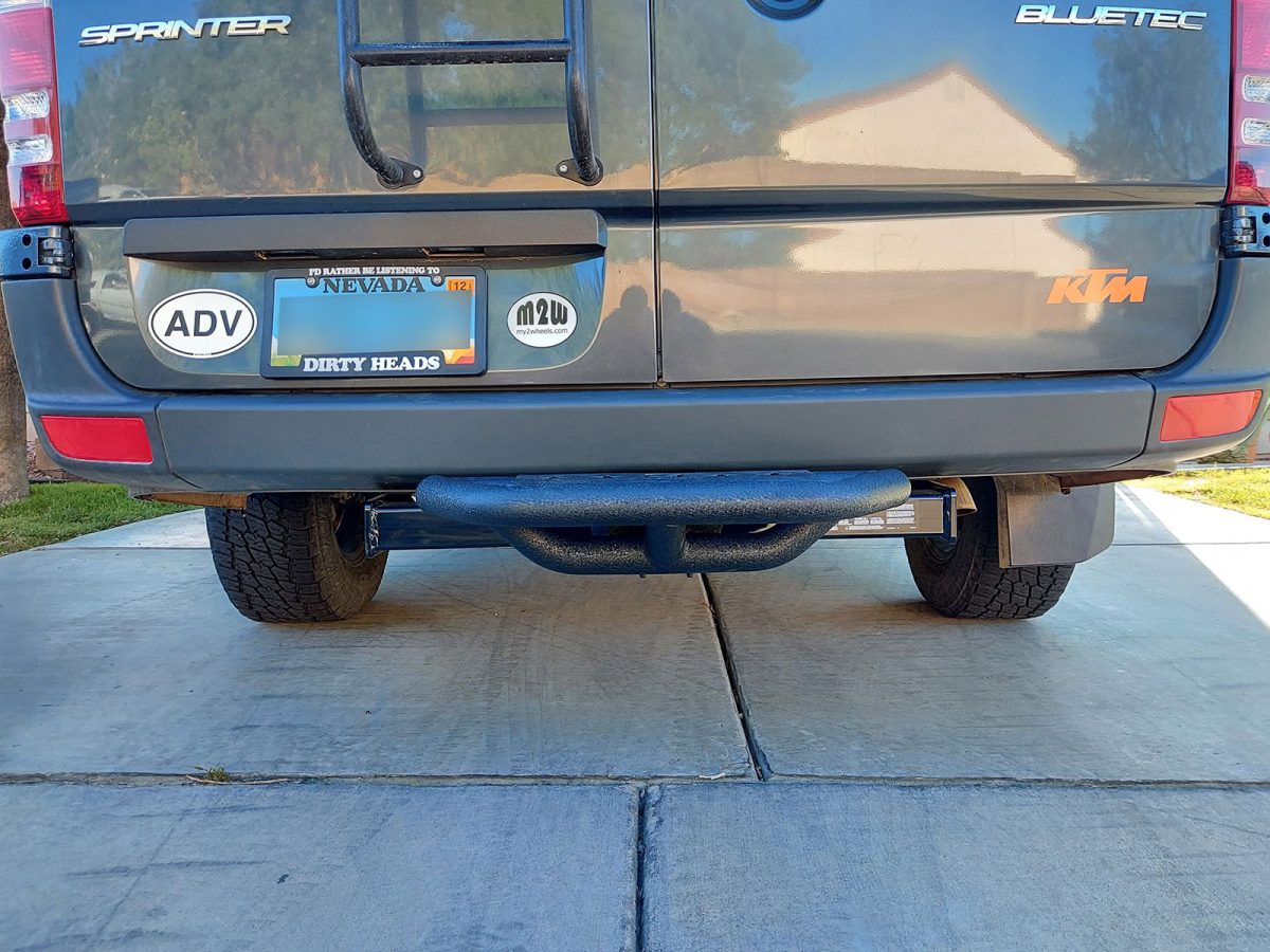 Sprinter Step Bumper Removal & Hitch Receiver, Wiring Install Live