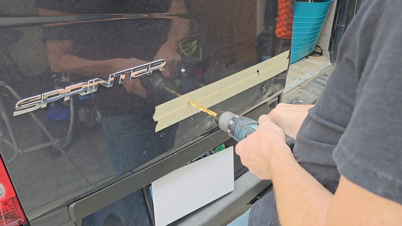 Flatline Van Co Sprinter Rear Ladder Install & Review